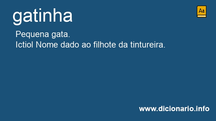 Significado de gatinha