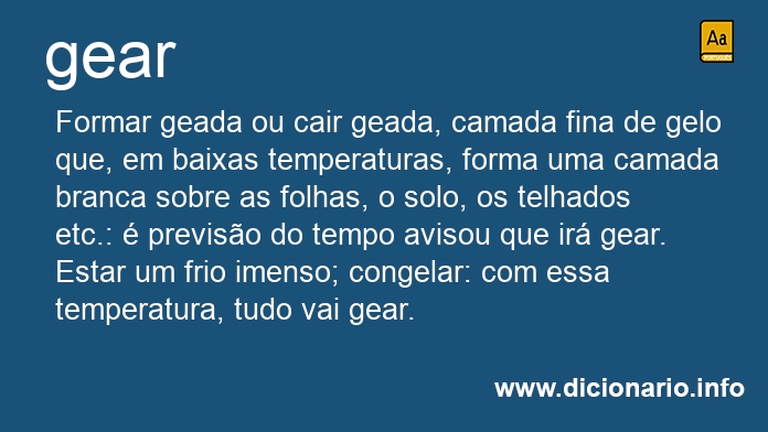 Significado de geavas