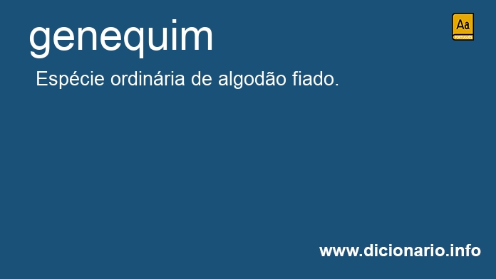Significado de genequim