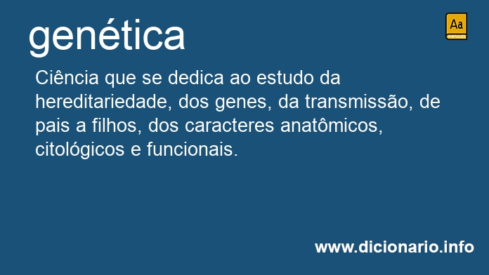 Significado de gentica