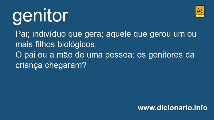 Significado de genitor