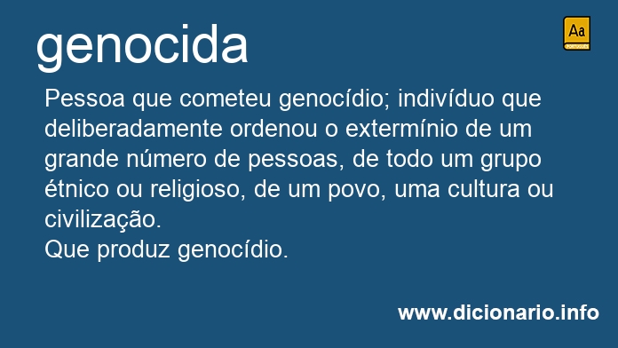 Significado de genocida