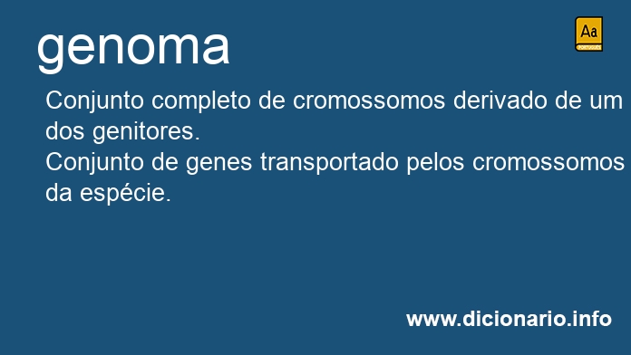 Significado de genoma