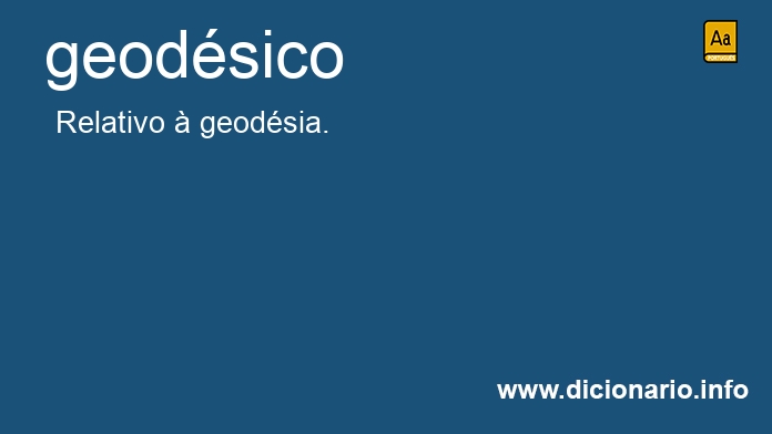 Significado de geodsico