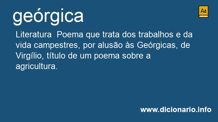 Significado de gergica