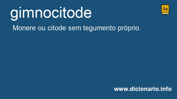 Significado de gimnocitode