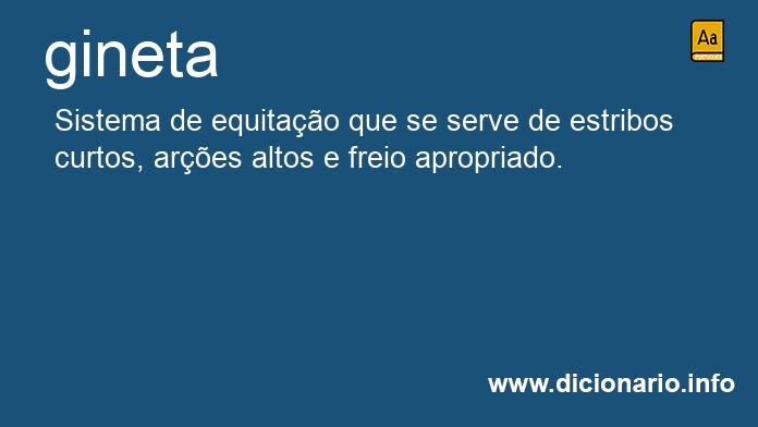 Significado de gineta