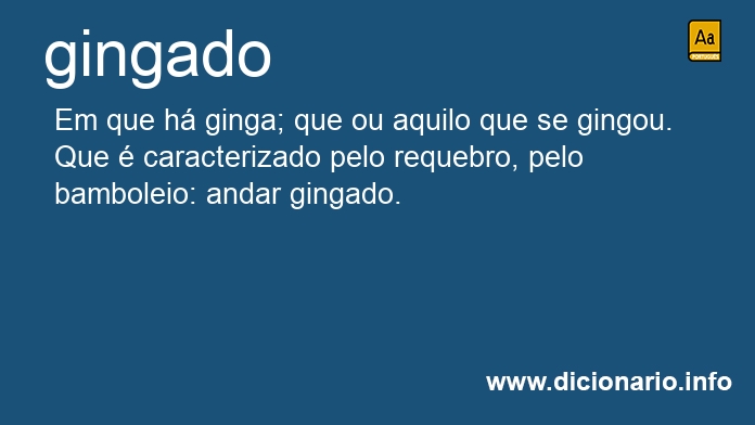 Significado de gingado