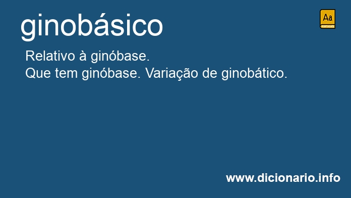 Significado de ginobsico