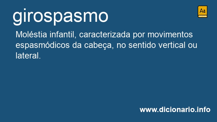 Significado de girospasmo