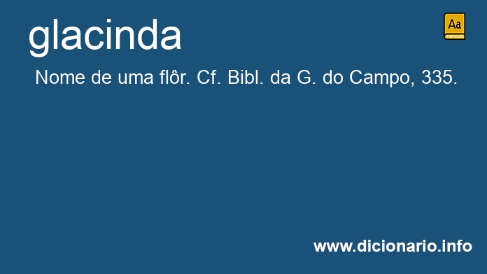 Significado de glacinda