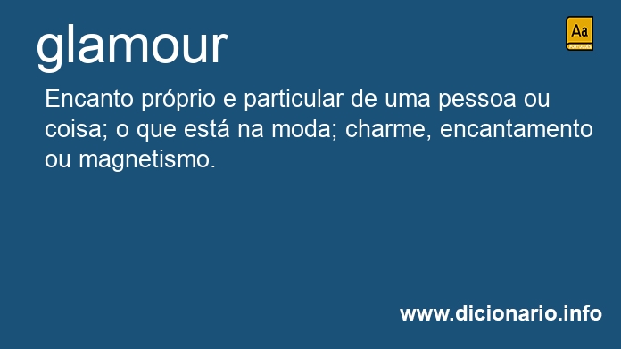 Significado de glamour