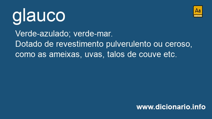 Significado de glaucos