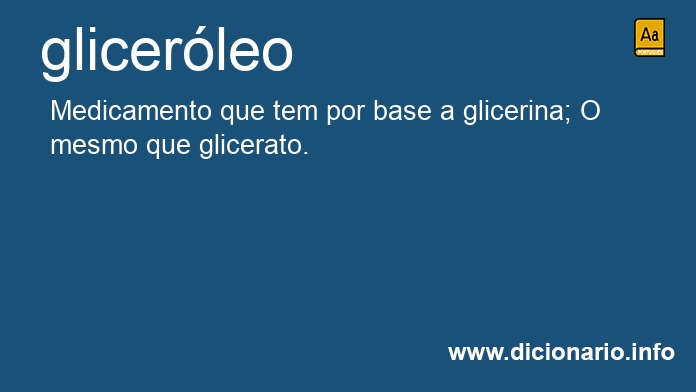 Significado de glicerleo