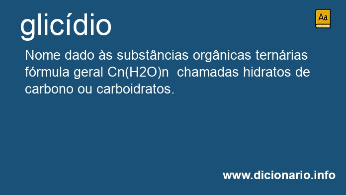 Significado de glicdio
