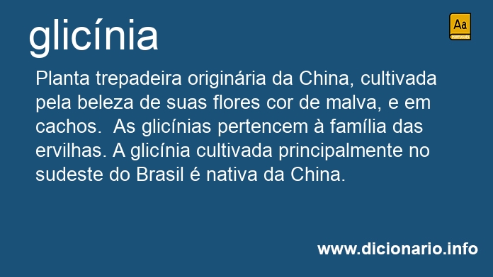 Significado de glicnia