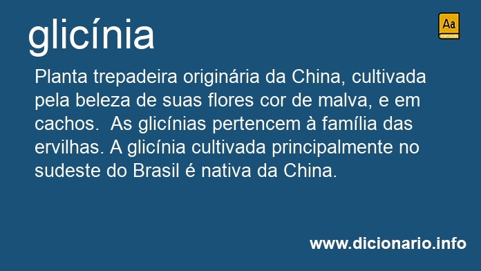Significado de glicnias