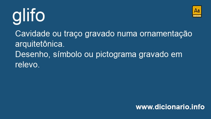 Significado de glifos