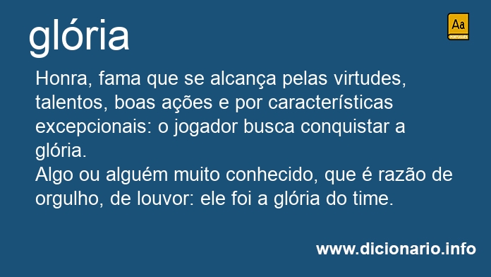 Significado de glria