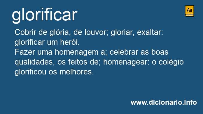 Significado de glorificam