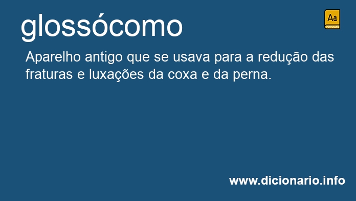 Significado de glosscomo