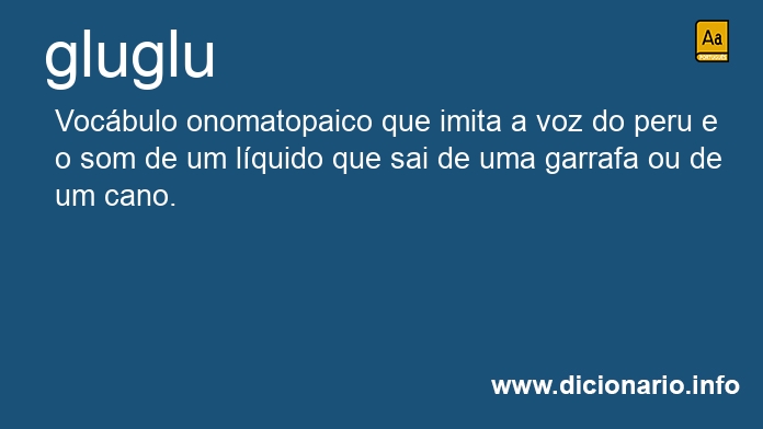 Significado de gluglu