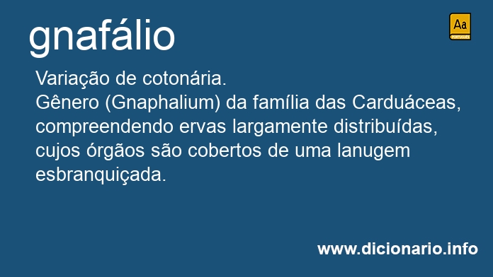 Significado de gnaflio