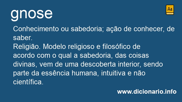 Significado de gnose