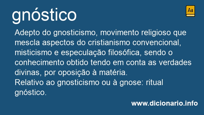Significado de gnstico