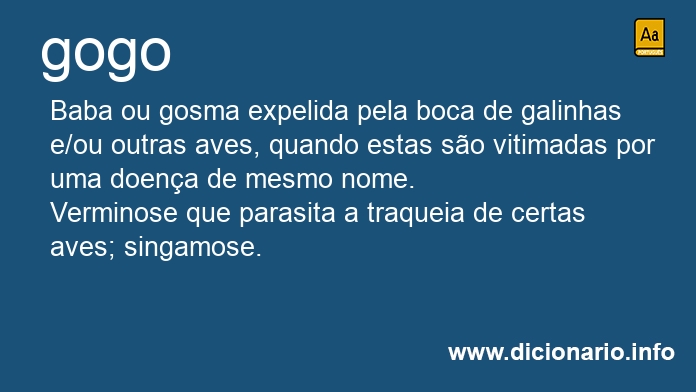 Significado de gogos