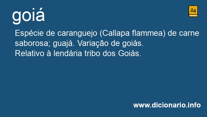 Significado de goi