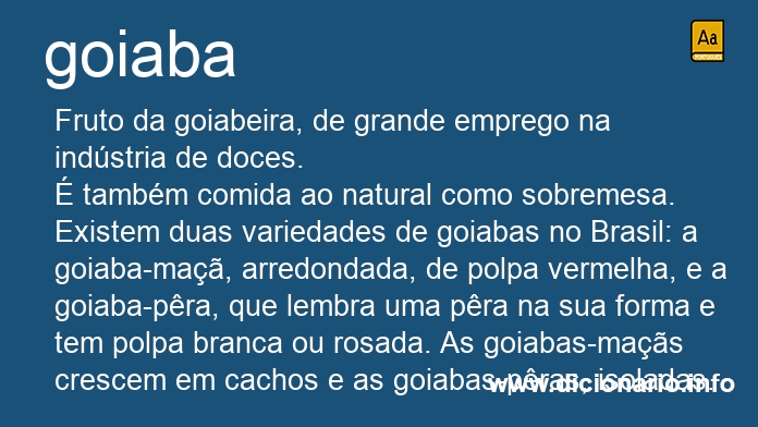 Significado de goiaba