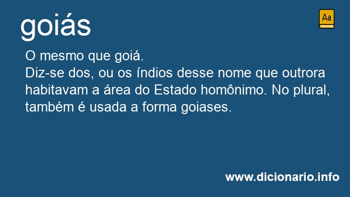 Significado de gois