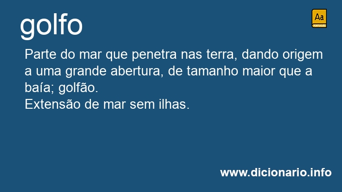 Significado de golfos