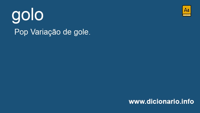 Significado de golo