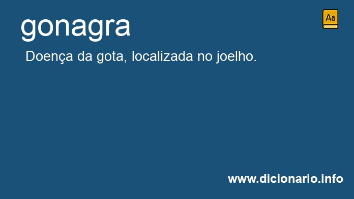 Significado de gonagra