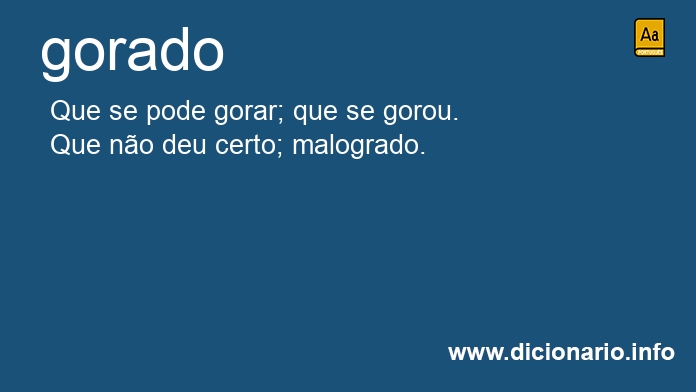 Significado de gorada