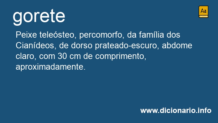 Significado de gorete