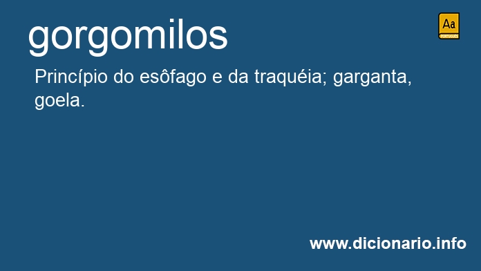 Significado de gorgomilos