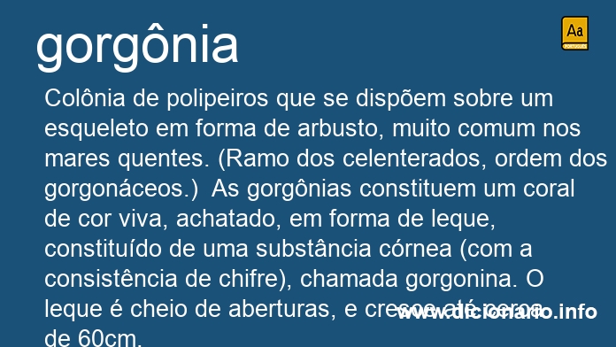 Significado de gorgnia