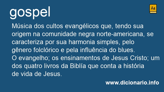 Significado de gospel
