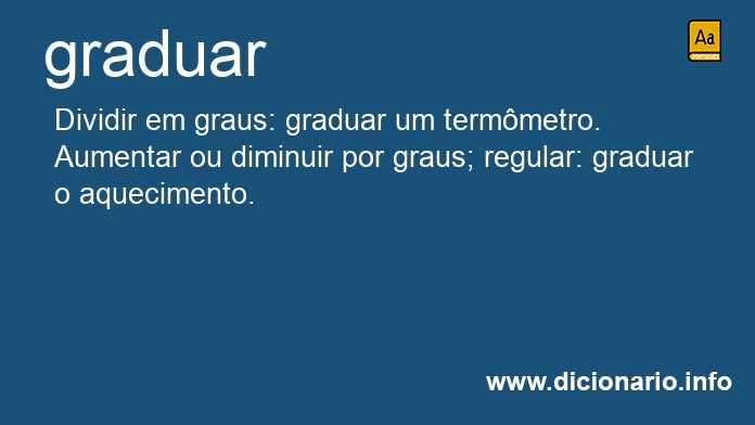 Significado de gradue