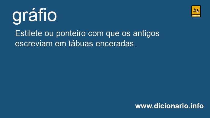 Significado de grfio