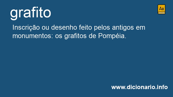 Significado de grafito