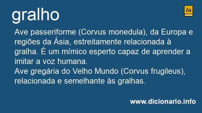 Significado de gralho