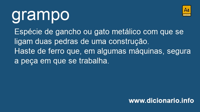 Significado de grampo