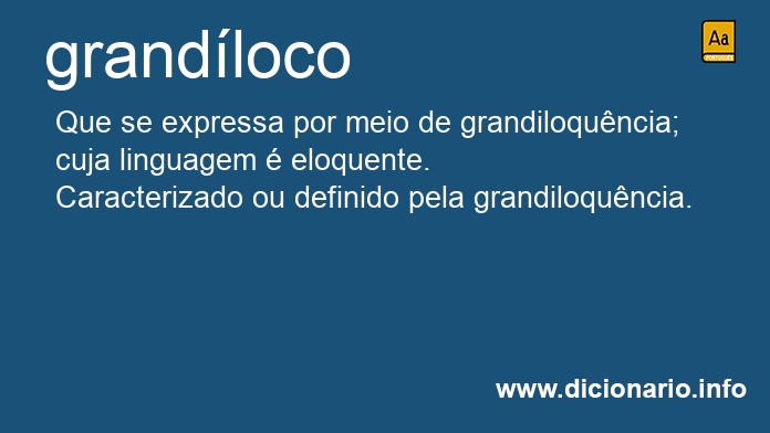 Significado de grandloco