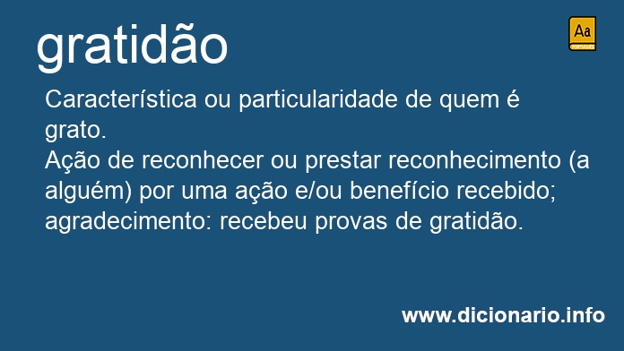 Significado de gratidos