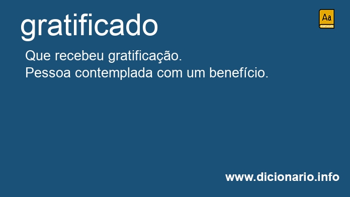 Significado de gratificado