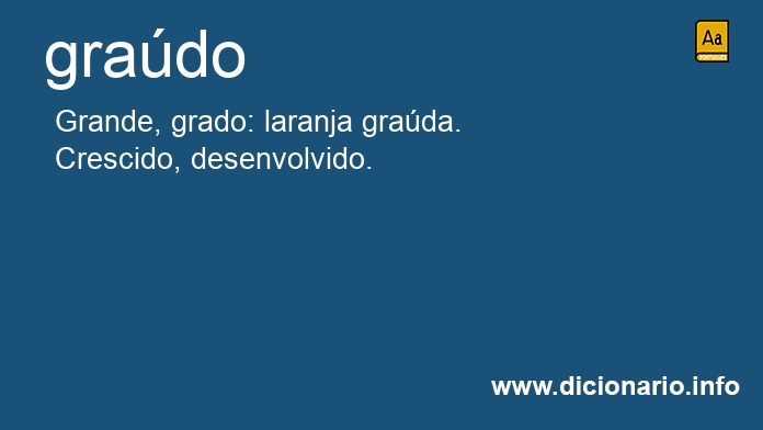 Significado de grada